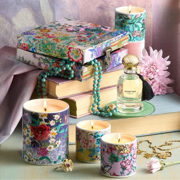 Johnny‎ Was Dreamer Satin Jewelry Box Earrings Rings Necklaces Bracelets - Picture 3 of 8